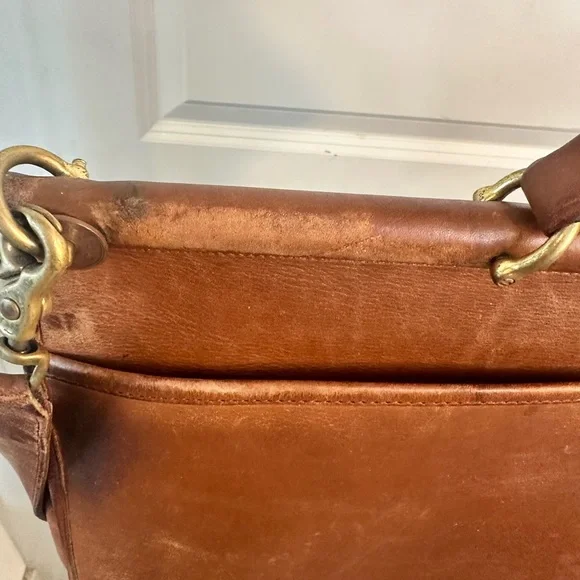 Vintage95 Coach Beekman British BrownLeather Briefcase/Messenger/Laptop Bag 5266